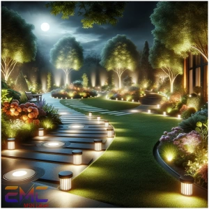 Đèn Led âm đất